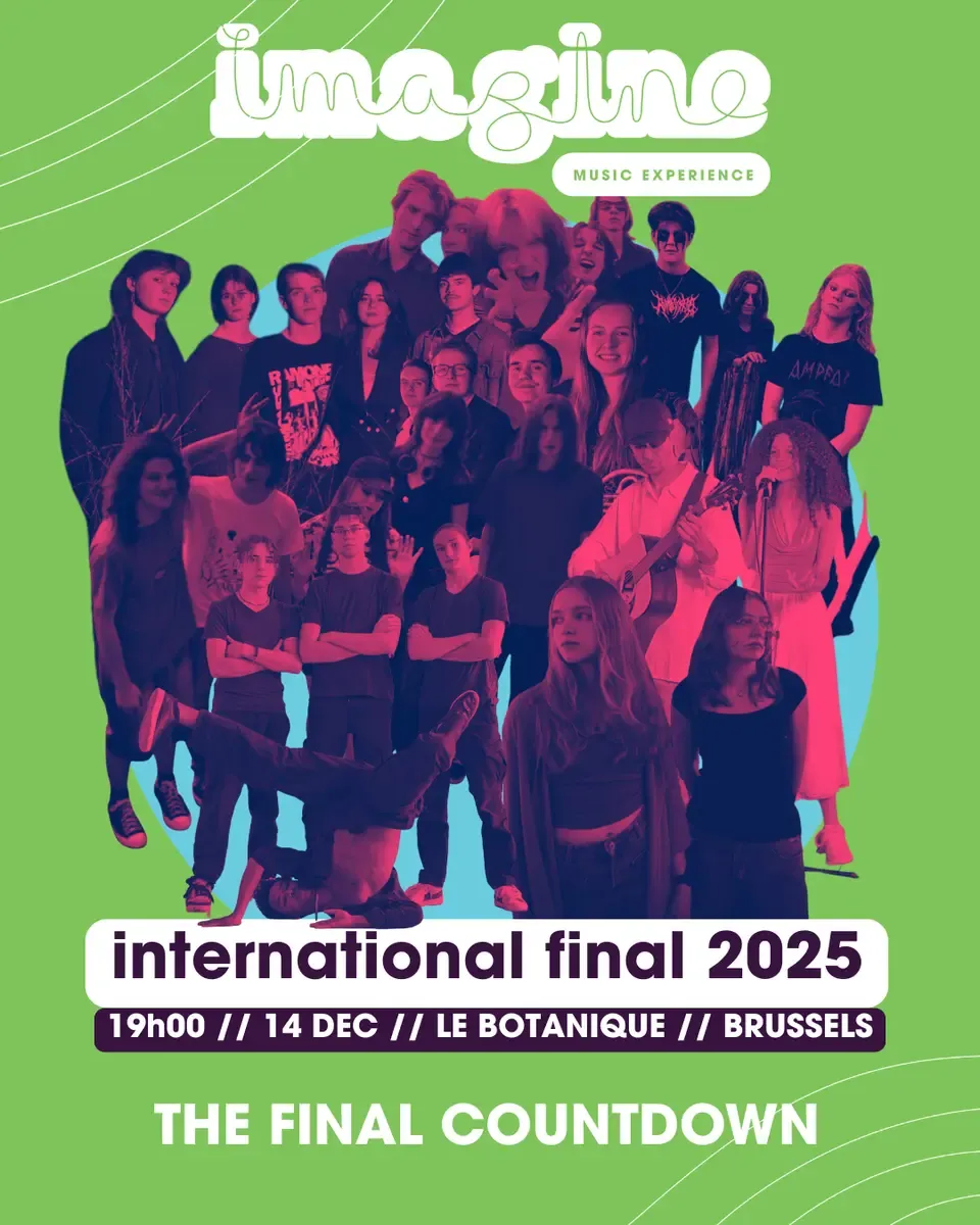 Green Imagine International Final final countdown visual created by Eya