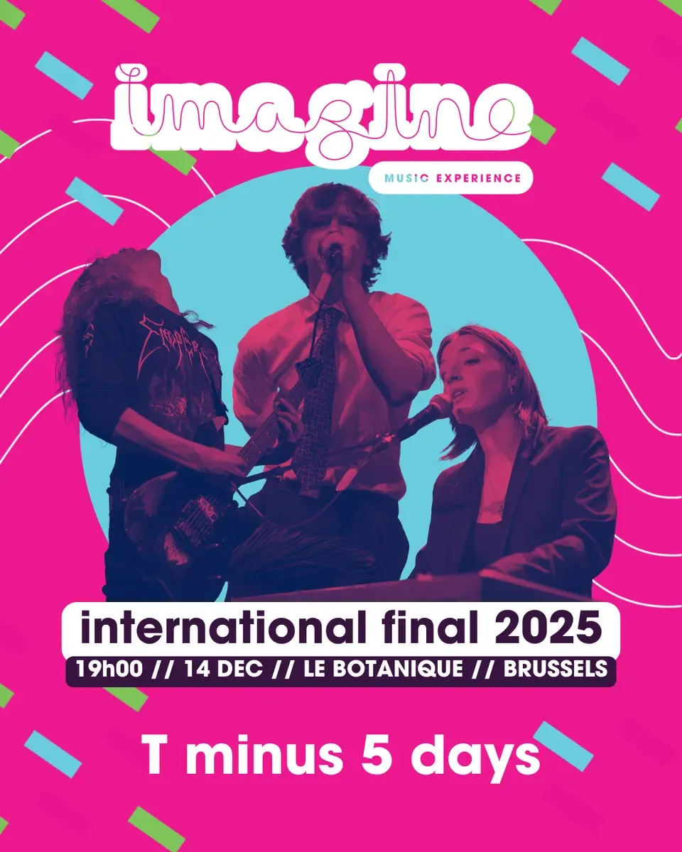 Pink Imagine International Final T minus five days visual created by Eya